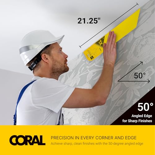 Coral 69502 Paperwiz XL Wallpaper Tools - Smoothing Tool for Peel and Stick Wallpaper - Wallpaper Smoothing Tool & Hanging Tools - Install Kit Includes Wallpaper Smoother Tool for Easy Application