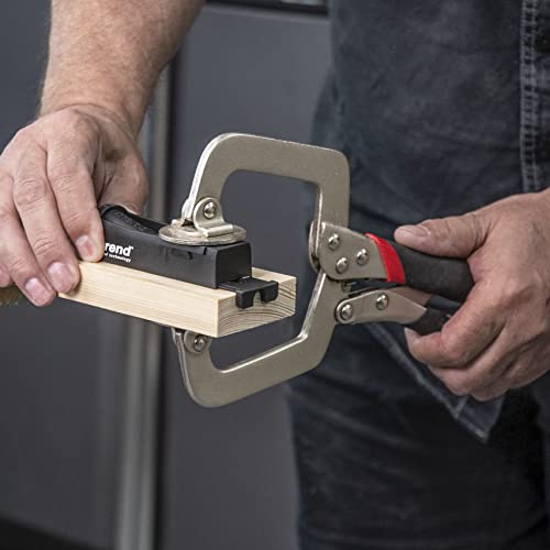 Trend Single Pocket Hole Jig with HSS Drill Bit & Depth Setting Collar, Square Drive Bit & Pocket Hole Screws Selection, PH/JIG/BS - style: Single
