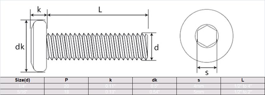 cSeao 5/16"-18 x 1 Flat Head Allen Head Joint Conecting Bolts, Socket Cap Screws for Furniture Connecting, 304 Stainless Steel, 10 Pack - size: 5/16-18*1 10pcs