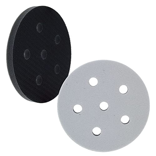 Dura-Gold Pro Series 5" x 10mm Soft Density Sanding Interface Pad, 5 Hole - style: 5" - 5-Hole