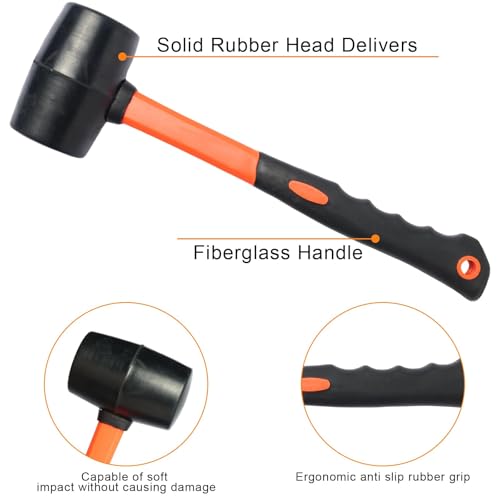 DGSL 3500 Pcs Tile Spacers 1/8 Inch, Tile Leveling System with Hammer | Tile Installation Tools for Ceramic Tile and Stone Installation, Tile Leveling Clips Helps DIY and Professional Tile Layer - size: 1/8 x 3500