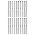 uxcell 40 Pcs 3 mm x 16 mm Dowel Pins, 316L Stainless Steel Cylindrical Dowel Pins Shelf Support Peg Pin Rod Fasten Elements Metal Shelf Pegs Silver Tone - size: 3 mm x 16 mm
