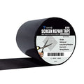 TORTO9 Window Screen Repair Kit, 3-Layer Strong Adhesive & Waterproof Tape Fiberglass Covering mesh (Black, 4 Inch x 15 FT) - color: Black, size: 4 Inch x 15 FT