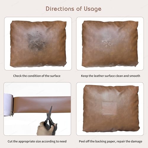 KING MOUNTAIN Leather Repair Patch,4 x 63 Inches self Adhesive Leather Repair Tape for Damaged Leather Furniture, Sofa Seating,Car Seats, Leather Goods(Black) - color: Black, size: 4" x 63"