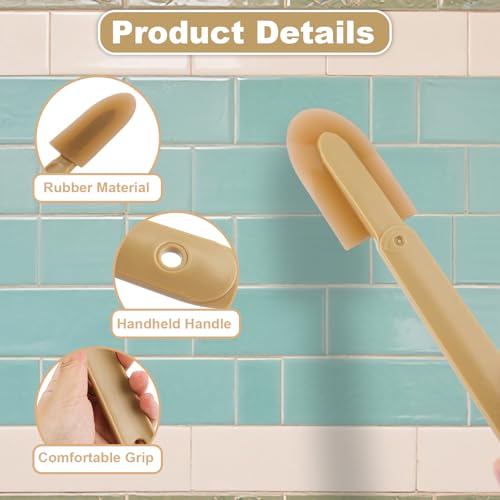 8pcs Rubber Caulking Tool Set, Reusable Silicone Caulk Finishing Spatulas Remover Sealant Smoothing Grout Sealer Spreader Finger Applicator for Kitchen Bathroom Tiles Window Floor Sink (4 Sizes)