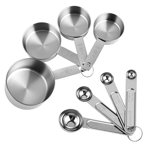 Measuring Cups and Spoons Set, 8 Piece