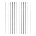 HARFINGTON 12pcs Micro Jobber Twist Drill Bits #79 0.35mm / 0.015" High Speed Steel HSS Mini Drilling Bit Tool for Stainless Steel Aluminum Wood Plastic - size: 0.35mm