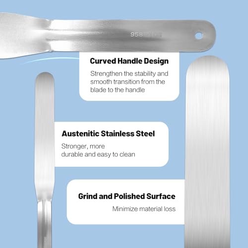 7-Piece Caulking Spatula Set - Professional Stainless Steel Caulk Finishing Tools, Streamline Spatulas for Bathroom Sink, Bathtub, Tile Sealant Application - size: 7PCS
