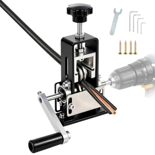 Manual Wire Stripping Machine, 0.06"-1" Wire Stripper Tool for Scrap Copper Recycling, Drill Powered & Hand Crank Dual-Drive Cable Stripper for DIY & Professional Use, Copper Wire Peeler