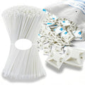 Zip Tie Mounts - SeuYeugX 1000 PCS Cable Self Adhesive Mounts Set for Wire Management with Stick Pads Anchors Clips Squares Holders (White) - color: 1000pack White