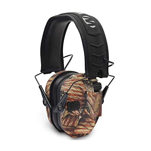 Walker's Razor Slim Electronic Muff - color: Leopard, size: One Size