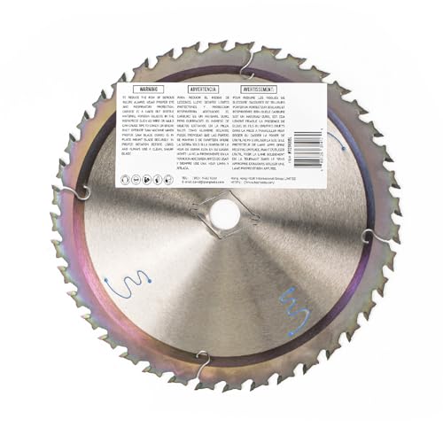 2-Pack 7-1/4" 40-Tooth 5/8" Arbor Circular Saw Blade, Framing/Universal Wood Cutting Saw Blade, Special Anti-Thermal Adhesion Coating on Cutting Edge-TA, 7-1/4" 40T 5/8" - size: 2PCS 7-1/4" 40T 5/8"