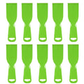 HARFINGTON 10pcs Putty Scraper 2" Width 3mm Thin Flexible Plastic Putty Knives for Taping Drywall Spreading Painting Wall Scratching - color: Green, size: 2"