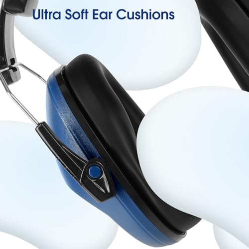 Floriogra Noise Cancelling Headphones for Kids/Toddler 28dB SNR Ear Muffs - color: Dark Blue
