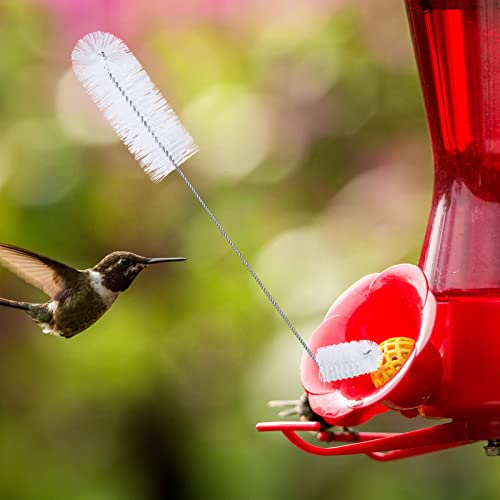 Hummingbird Feeder Cleaning Brush, 19 Pieces 3 Size, White - color: White