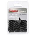 #8 X 3/4" Black Screw,Flat Head Phillips Wood Screw, Electroplating Black Carbon Steel, #8 X 3/4-Inch,150Pcs - color: Black Zinc Plated Screws, size: #8 x 3/4"