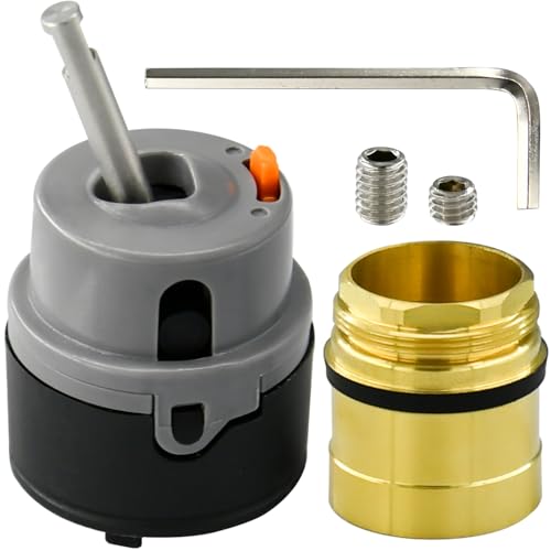 RP50587 Cartridge Replacement for Delta Single Handle Kitchen and Lavatory Faucets, Works with DIAMOND Seal Technology Models Featuring a 36 mm Motion, (Include RP51503 Bonnet Nut） - style: RP50587+ RP51503 Bonnet Nut