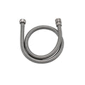 39 Inches 304 Stainless Steel Shower Hose Extra Long Brushed Nickel - color: Brushed Nickel, size: 39 Inches