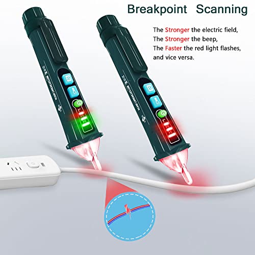 Non Contact Voltage Tester(Green) - color: Full Green Voltage test pen