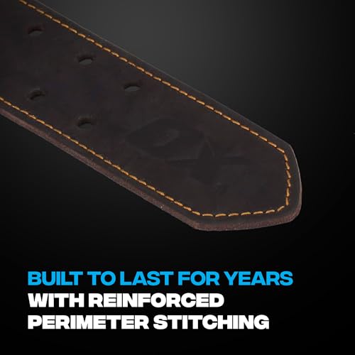 OX 2 Inch Leather Tool Belt For Tool Pouch - Leather Utility Belt - color: 2" Belt (L)