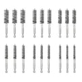 18pcs Wire Bore Brush for Drill Stainless Steel Wire Brush Drill Attachment - size: Stainless Steel