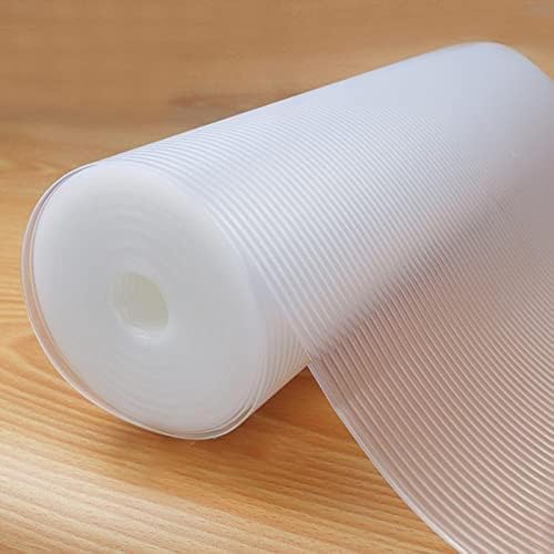 Shelf Liner, Non-Slip Cabinet Liner, Washable Oil-Proof for Kitchen Cabinet, Shelves, Refrigerator, Storage, Desks, 17.5 Inches x 10 FT, Non Adhesive Drawers Liner (17.5 Inches x 10 FT)… Clear - size: 17.5"W x 120"L