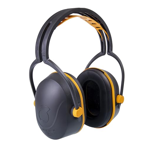 LIBUS Noise Cancelling Ear Muffs for Noise Reduction, NRR 25dB Ear Protection for Adults, L340 Work Headphones to Block Out Noise, Lawn Mowing, Leaf Blower, Fits Large Heads, Washable