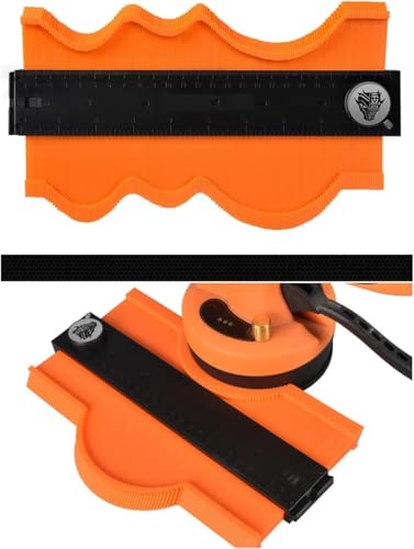 A.D. International Contour Gauge (10'' Lock) Profile Tool Shape Duplicator Tool (10'' Inch Contour Gauge with Lock)