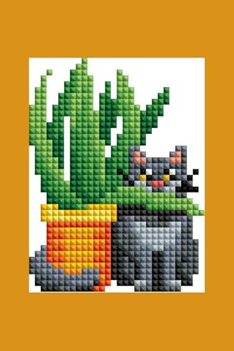 DIAMOND ART CLUB Mini Dazzles- Cats with Plants Diamond Art Kits for Adults - color: Cats with Plants
