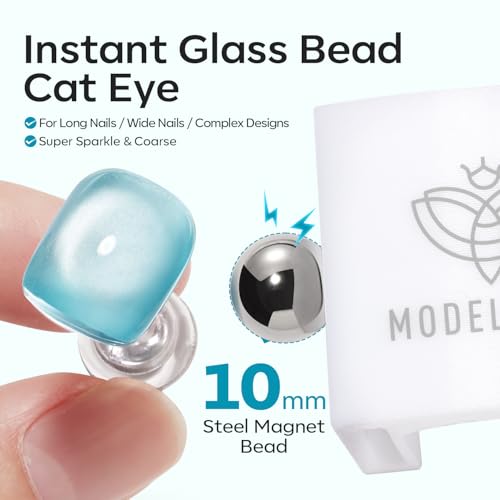 Modelones Cat Eye Magnet 5D Nail Magnet for Cateye Gel Polish Nail Stuff - color: A Rotating Cat Eye Magnet