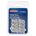 #10 x 3/4" Wood Screw, Phillips Pan Round Head, 304 Stainless Steel, Self Tapping Sheet Metal Screws, M5 x 20mm, 75-Piece - size: #10x3/4" (M5x20mm)