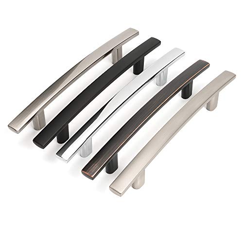 KOOFIZO 10 Pack 5 in Matte Black Cabinet Pulls, Black Drawer Handles 1961 - color: Black, size: 5" CC
