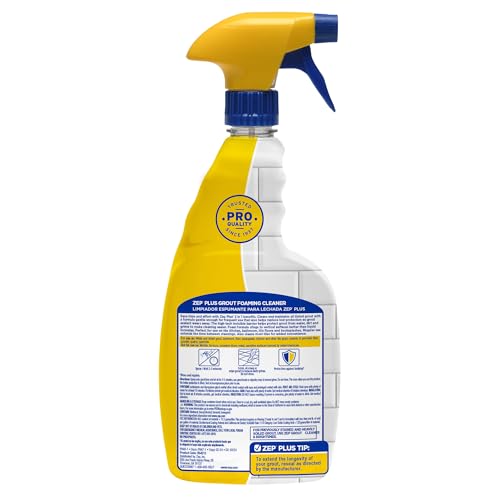 Zep Plus Grout Foaming Cleaner - 32 Fl OZ - R54212-2-in-1 benefits clean while protecting grout from water,dirt and grime,(Pack of 2) - size: 32 Fl Oz (Pack of 2)