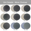 6 Inch 50 Pcs Wet Dry Hook and Loop Sanding Discs, No Hole, 1000 Grit - style: Grit 1000