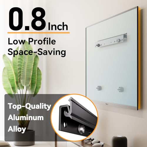 Studless TV Wall Mount for 32-75 inch TVs, Low Profile, No Drill - size: Fits 32-75 Inch TVs up to 150 lbs