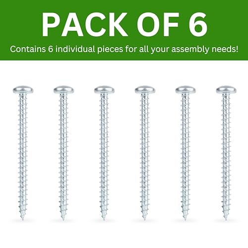 Spare Hardware Parts Replacement for IKEA Furniture Screw Chipboard Flat TRX Screw (109048) - size: 109048