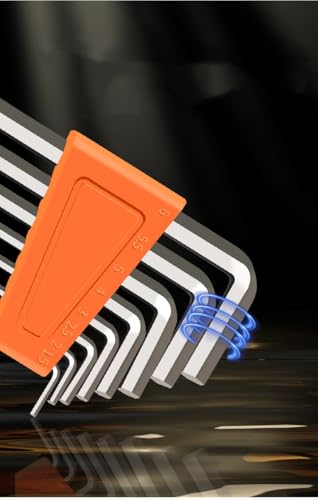 Hex Key Set, 8-Piece Metric Allen Wrench 1.5-6mm