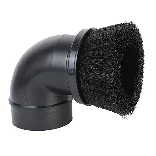 2.5" Dust Brush Attachment Compatible with Shop Vac, Craftsman, and more Wet Dry Vacuum Cleaner Accessory with Nylon Bristles Fits 2-1/2 Inch Hose - for Woodworking, Garage & Workshop Cleaning. - size: Dust Brush