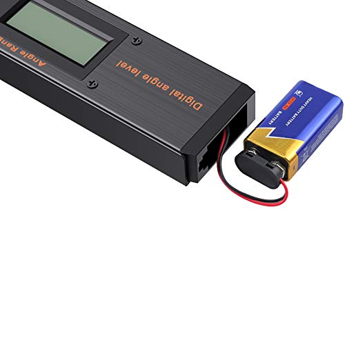 Neoteck 16 inch Digital Angle Finder 225°Aluminum Protractor LCD Backlight - color: Black