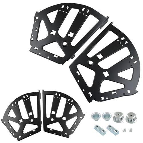 Bivethoi 4 Pcs Shoes Drawer Cabinet Hinges, 3 Layers, Black - size: 3 Layers(Black)