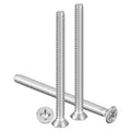 METALLIXITY #6-32x1-3/4 Phillips Flat Head Bolts 304 Silver 30Pcs - color: Silver, size: #6-32x1-3/4"