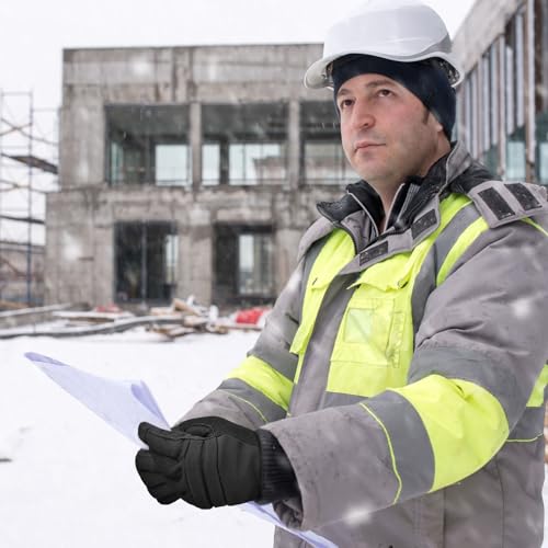 KAYGO Insulated Mechanic Work Gloves, Winter Thermal, KG127W - color: Black(thermal), size: Medium