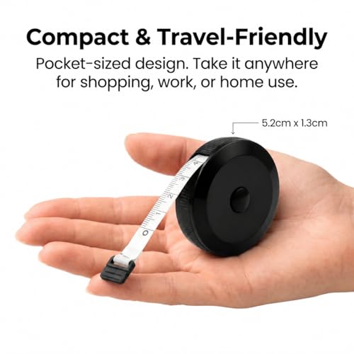 2 Pack Soft Measuring Tape Set, 60 Inch/150 cm Body and Sewing Tape Measure