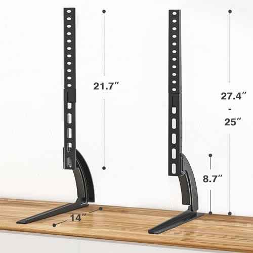 TAVR Universal Table Top TV Stand for 27-65 inch TVs Holds up to 88 lbs - size: 27-65 inch Screens