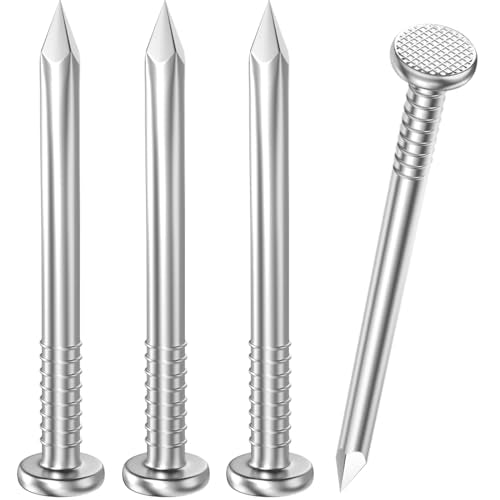 VGBUY 1300PCS Stainless Steel Hardware Nails, 3/4 Inch 17Gauge Flat Head Nails for Hanging Pictures,Picture Hanging Nails, Small Nails, Wall Nails, Wood Nails, Finishing Nails - color: Silver, size: 3/4 in