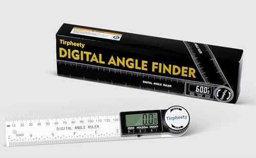 Digital Angle Finder Protractor, 7-Inch (200mm) Measuring Tool | 3rd Generation Quick Display, Angle Gauge Ruler, Professional Measuring Tool, Woodworking, Carpentry, and Construction