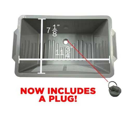 Paint Tray for Brush Clean Up Large Insert for Sinks to Make Paint Cleanup Easy - color: Gray
