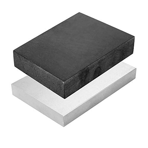 Steel and Rubber Block 2 Pcs Work Bench Blocks 4" x 6"(10cmx15cm) - color: Steel and Rubber Block, size: 4" x 6"
