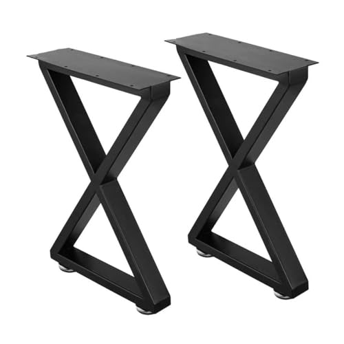 ALLCOS Bench Legs 16 Inch Coffee Table Legs Heavy Duty Steel Metal Table Legs, Set of 2, Black - size: 16 Inch