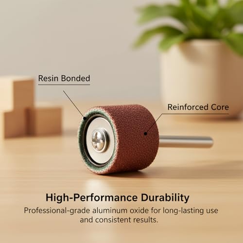 50 Pack Pet Nail Grinder Replacement Kit, Dog Nail Smoother with Grit Sanding Bands Sanding Drum Set, Pet Dog Claw Care Grooming Supplies (80#/120#)